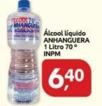 Supermercados Nori Alcool liquido Anhanguera 1L 70 INPM oferta