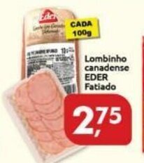 Lombinho canadense Eder fatiado 100g