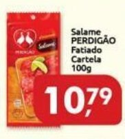 Supermercados Nori Salame Perdigao Fatiado Cartela 100g oferta