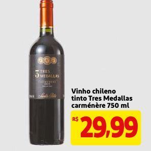 Mercado Extra Vinho chileno oferta