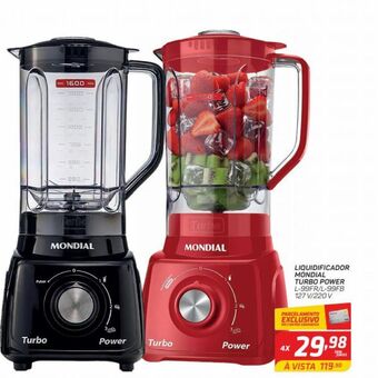 GBarbosa Liquidificador Mondial oferta
