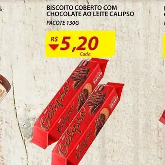 Assaí Atacadista Biscoito Coberto com chocolate Calipso oferta
