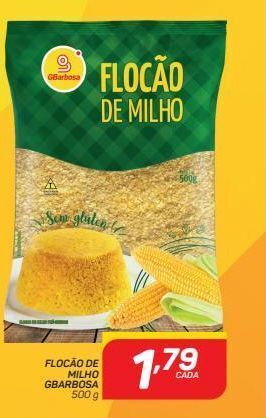 GBarbosa Flocão de milho gbarbosa 500 g oferta