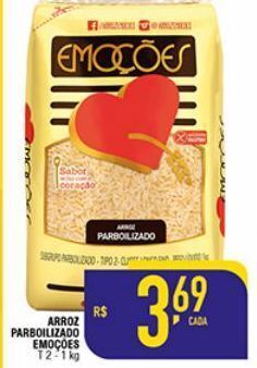 Mercantil Rodrigues Arroz parboilizado emoções kg oferta