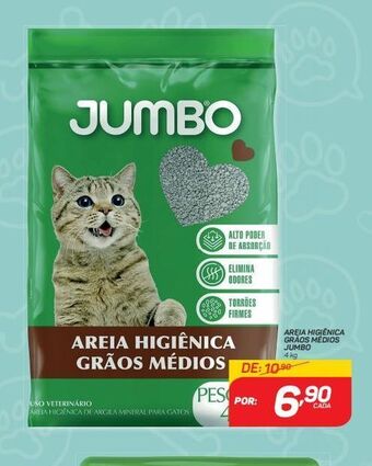 GBarbosa Areia higiênica grãos médios jumbo oferta