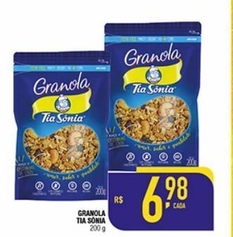 Mercantil Rodrigues Granola tia sônia 200g oferta