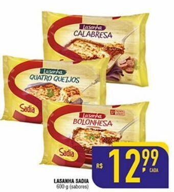 Mercantil Rodrigues Lasanha sadia 600g oferta