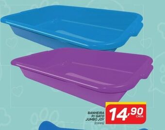 GBarbosa Banheira p/ gato jumbo joy oferta