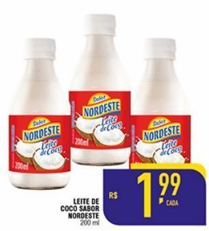 Mercantil Rodrigues Leite de coco nordeste 200ml oferta