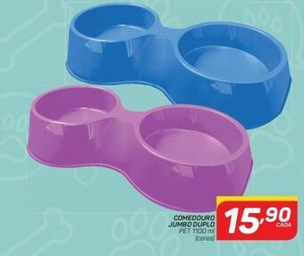Comedouro jumbo duplo
