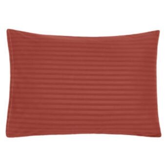Vest Casa Fronha avulsa stripes 47x65cm ginger red vestcasa oferta