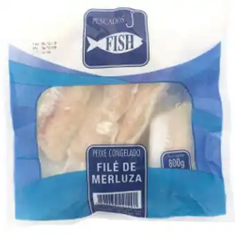 Nordestão File peixe merluza fish pacote 800g  oferta