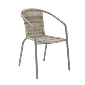 Leroy Merlin Cadeira elia aço 77x53cm cinza naterial oferta