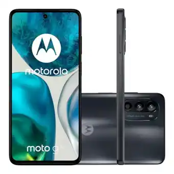 Schumann Smartphone motorola moto g52 128gb 4gb ram câmera quádrupla + frontal 16mp tela 6,6” - preto oferta