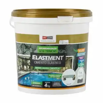 Leroy Merlin Manta líquida elastment cimento elástico 4kg cinza drylevis oferta