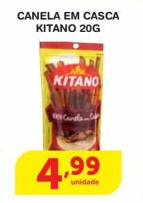Roldão Canela em Casca Kitano 20g oferta