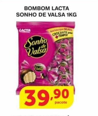 Roldão Bombom Lacta Sonho de Valsa 1kg oferta