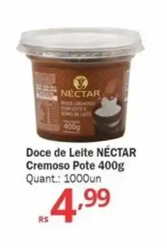 Althoff Supermercados Doce de Leite Nectar Cremoso pote 400g oferta