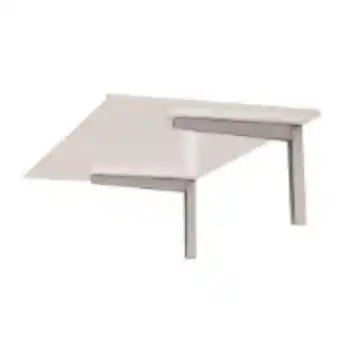 Mesa dobrável de parede 90x45cm branca - fico 