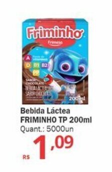 Althoff Supermercados Bebida Lactea Friminho tp 200ml oferta