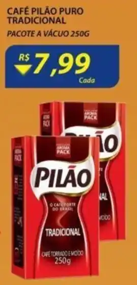 Assaí Atacadista Cafe Pilao Puro Tradicional 250g oferta