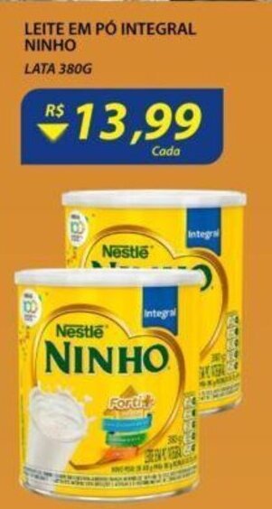 Assaí Atacadista Leite em po Integral Ninho 380g oferta
