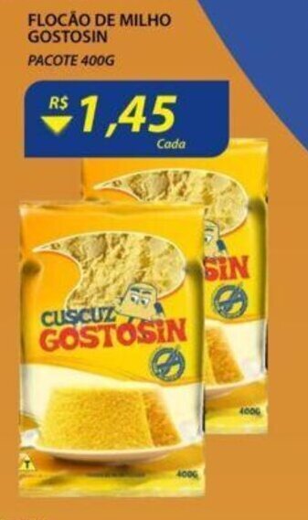 Assaí Atacadista Flocao de Milho Gostosin 400g oferta