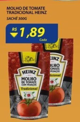 Assaí Atacadista Molho de Tomate Tradicional Heinz 300g oferta
