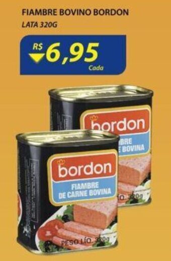 Assaí Atacadista Fiambre Bovino Bordon 320g oferta