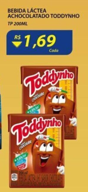 Promo desconto cupons - 🍫 Menor preço Pra estocar‼️📦Retire na loja e não  pague frete . - Achocolatado Toddynho 200ml ✓ R$ 1,49 / À vista 🛒 Toddynho  chocolate:  🛒 Toddynho