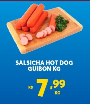 Atacadão Centro Sul Salsicha Hot Dog Guibon 1kg oferta