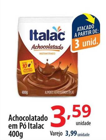 Akki Atacadista Achocolatado Em Pó Italac oferta