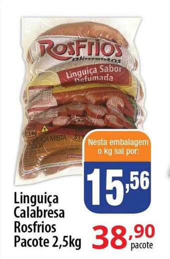 Akki Atacadista Linguiça Calabresa Rosfrios oferta