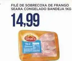Apoio Mineiro Filé De Sobrecoxa De Frango Seara Congelado Bandeja oferta