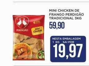 Apoio Mineiro Mini Chicken De Frango Perdigão Tradicional oferta