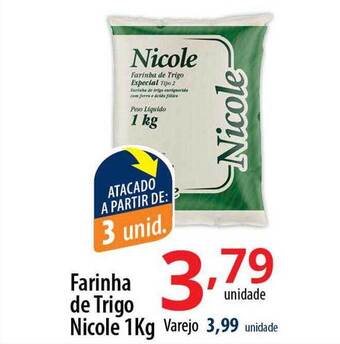 Akki Atacadista Farinha De Trigo Nicole oferta