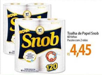 Atacadão Toalha De Papel Snob oferta