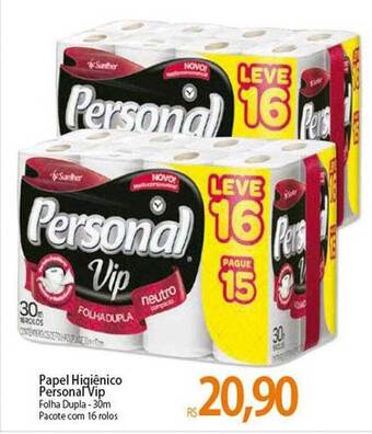 Papel Higiênico Personal Vip