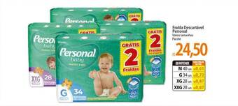 Atacadão Fralda Descartável Personal oferta
