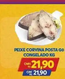 Atacadão Centro Sul Peixe Corvina Posta Go Congelado oferta