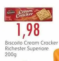 Biscoito Cream Cracker Richester Superiore