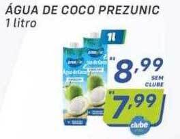 Prezunic água De Coco Prezunic oferta