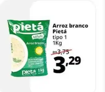Supermercados Baklizi Arroz Branco Pietá oferta