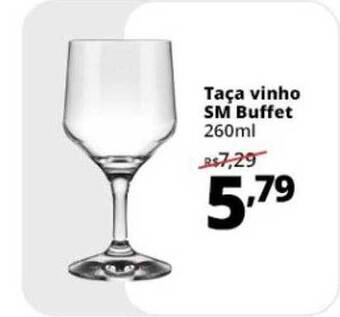Supermercados Baklizi Taça Vinho Sm Buffet oferta