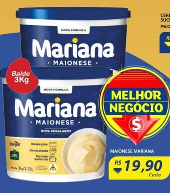 Assaí Atacadista Maionese Mariana 3kg oferta