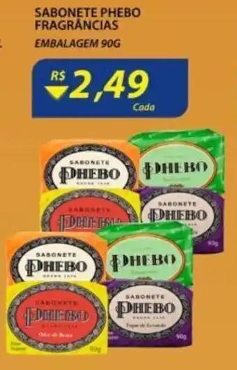 Assaí Atacadista Sabonete Phebo 90g oferta