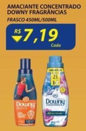 Assaí Atacadista Amaciante Concentrado Downy Fragrancias 450/500ml oferta
