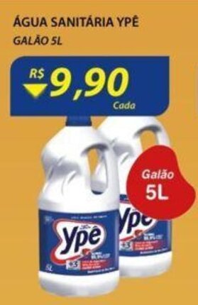 Assaí Atacadista Agua Sanitaria Ype 5L oferta