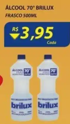 Assaí Atacadista Alcool 70 Brilux 500ml oferta