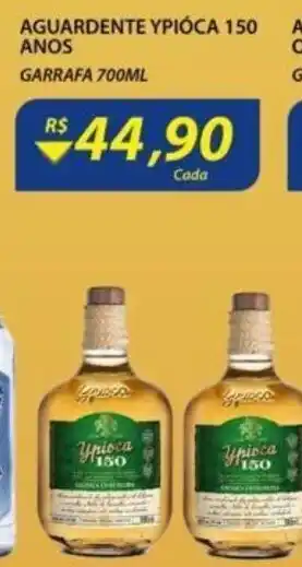 Aguardente Ypioca 150 Anos 700ml